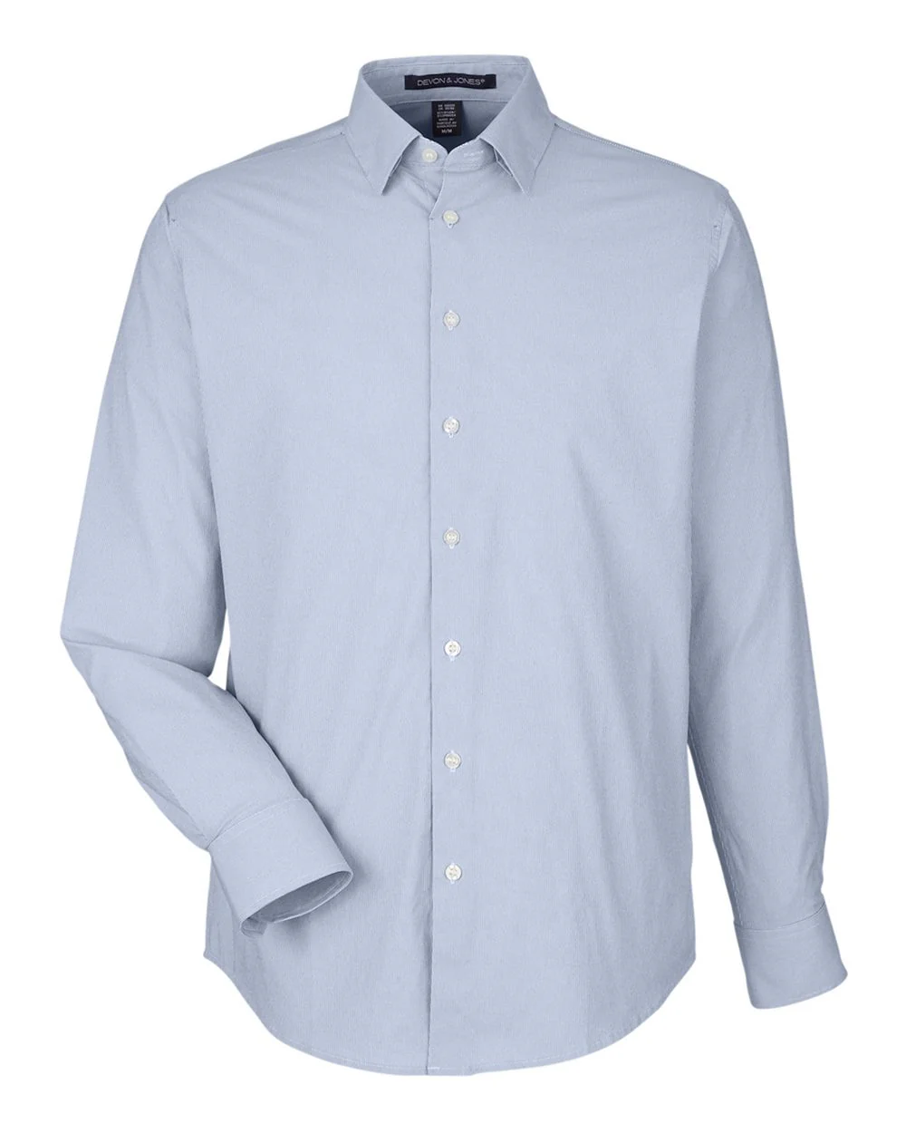 Devon & Jones-DG537-Men's CrownLux Performance® Microstripe Dress Shirt - Image 14