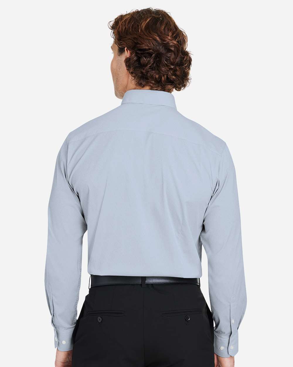 Devon & Jones-DG537-Men's CrownLux Performance® Microstripe Dress Shirt - Image 19