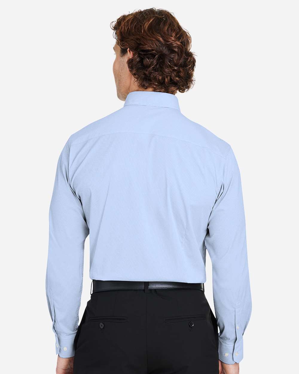 Devon & Jones-DG537-Men's CrownLux Performance® Microstripe Dress Shirt - Image 6
