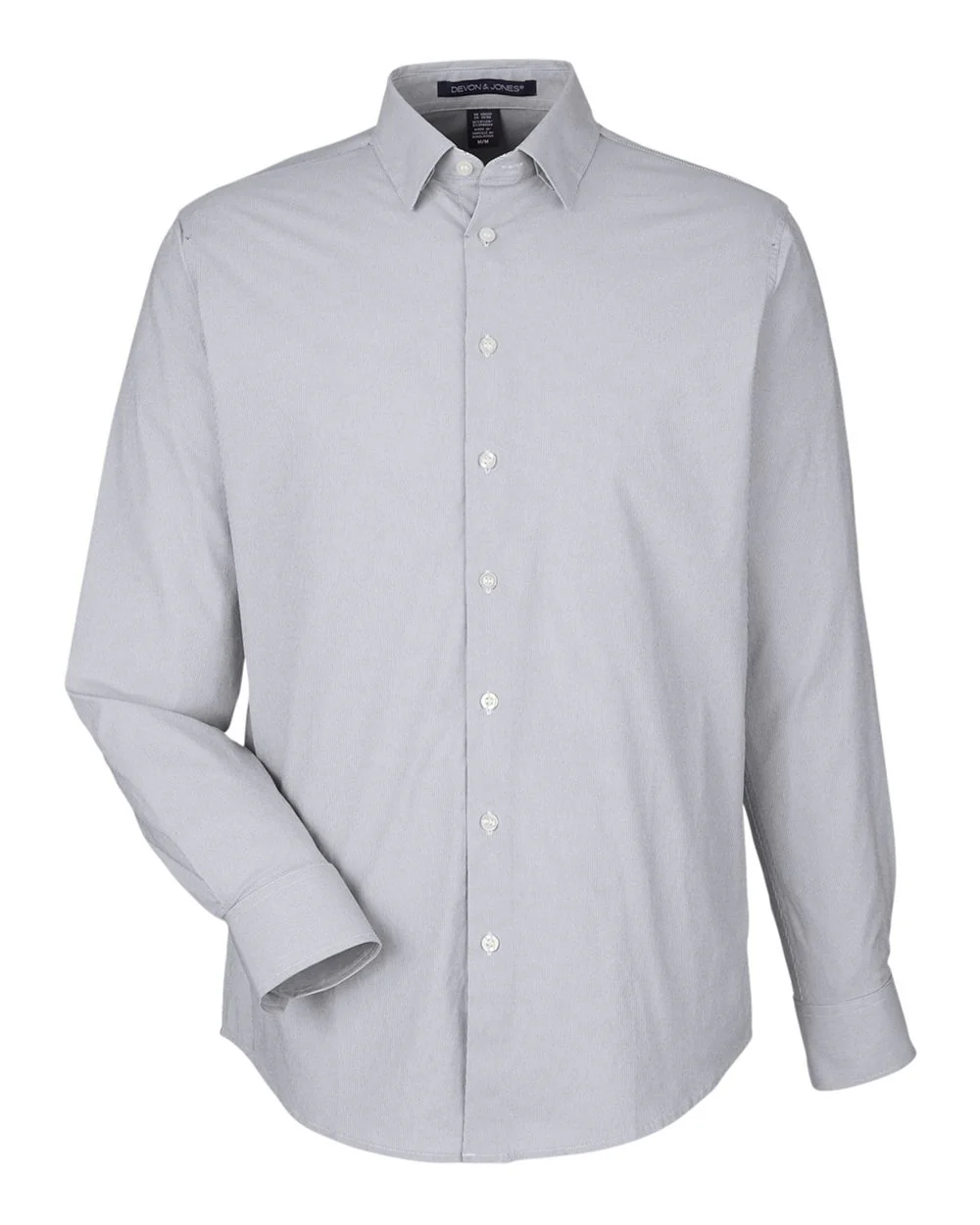 Devon & Jones-DG537-Men's CrownLux Performance® Microstripe Dress Shirt - Image 8
