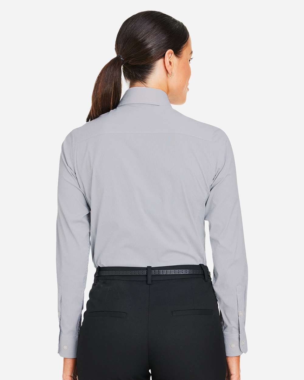 Devon & Jones-DG537W-Women's CrownLux Performance® Microstripe Dress Shirt - Image 13
