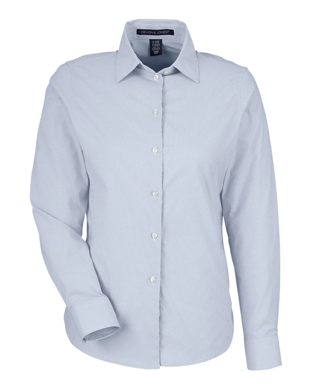 Devon & Jones-DG537W-Women's CrownLux Performance® Microstripe Dress Shirt - Image 14
