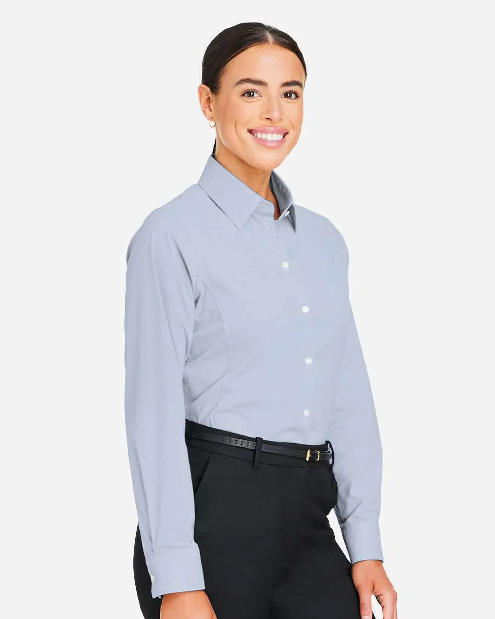 Devon & Jones-DG537W-Women's CrownLux Performance® Microstripe Dress Shirt - Image 18