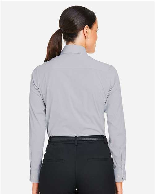 Devon & Jones-DG537W-Women's CrownLux Performance® Microstripe Dress Shirt - Image 28