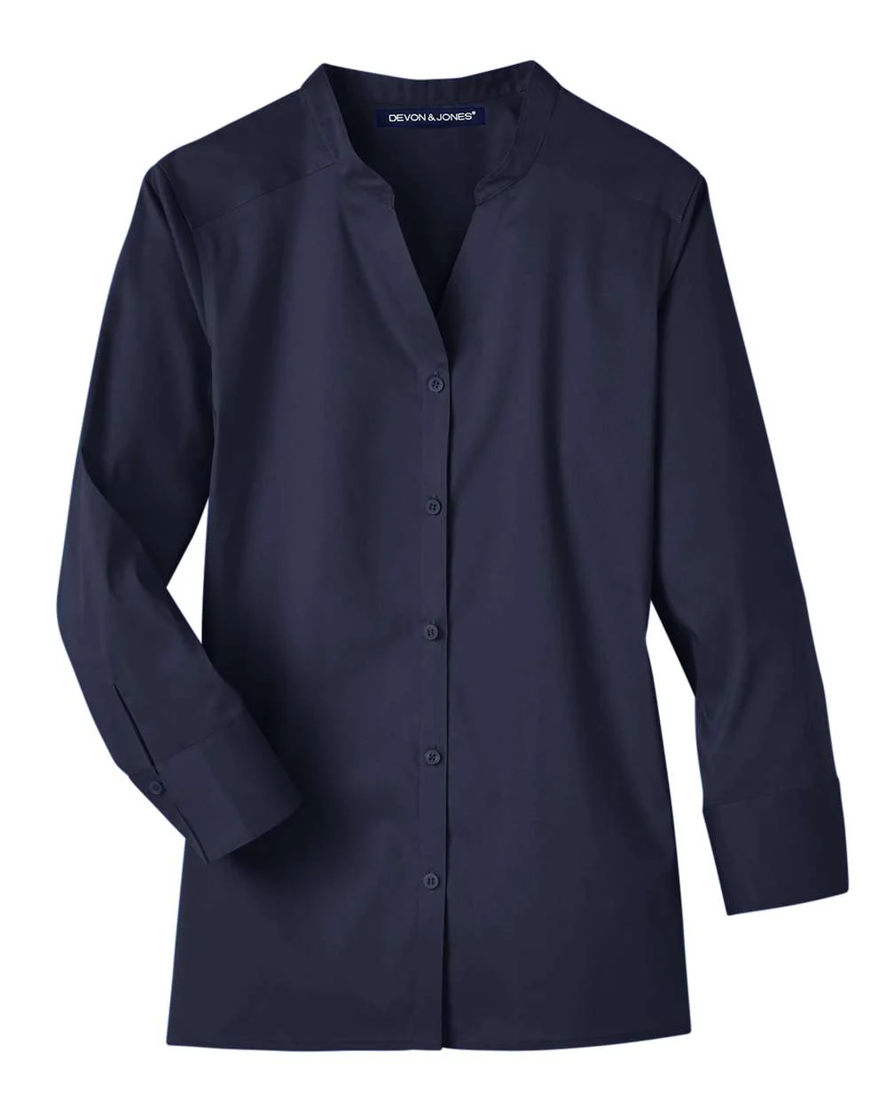 Devon & Jones-DG560W-Women's Crown Collection® Stretch Broadcloth Three-Quarter Sleeve Blouse - Image 12