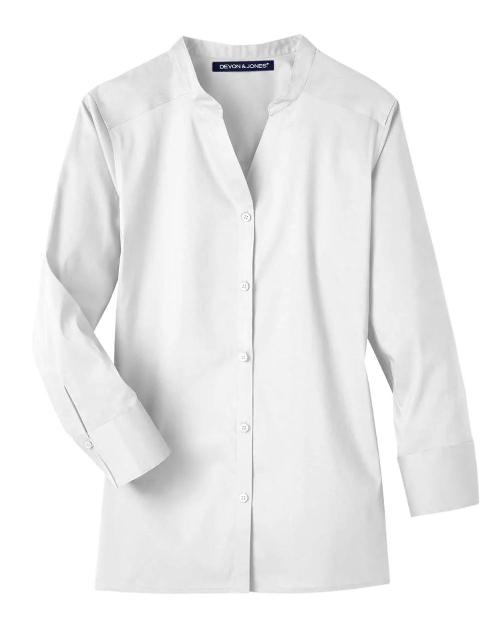 Devon & Jones-DG560W-Women's Crown Collection® Stretch Broadcloth Three-Quarter Sleeve Blouse - Image 17