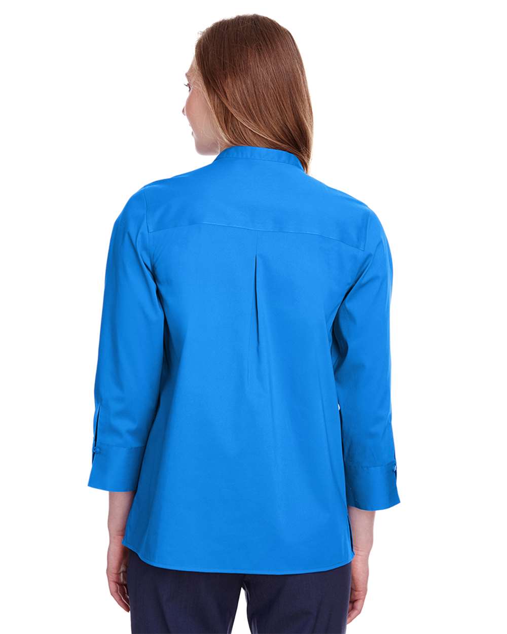 Devon & Jones-DG560W-Women's Crown Collection® Stretch Broadcloth Three-Quarter Sleeve Blouse - Image 6