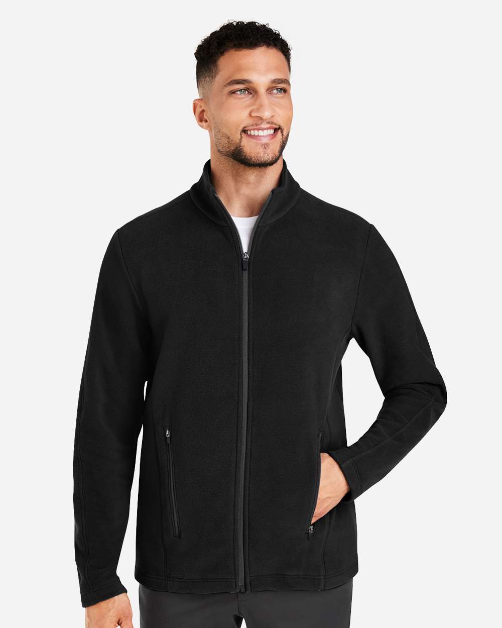 Devon & Jones-DG730-Men's CrownLux Performance® Fleece Full-Zip Jacket - Image 4