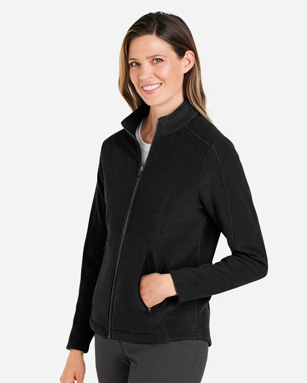 Devon & Jones-DG730W-Women's CrownLux Performance® Fleece Full-Zip Jacket - Image 5