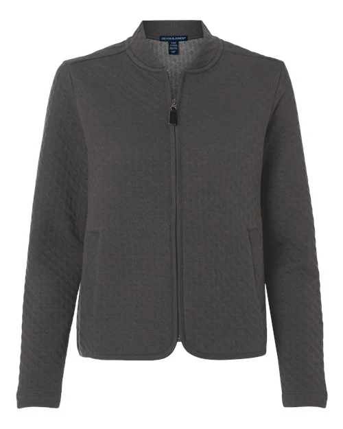 Devon & Jones-DG740W-Women's Berkeley Textured Full-Zip Jacket - Image 3