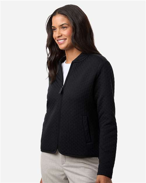 Devon & Jones-DG740W-Women's Berkeley Textured Full-Zip Jacket - Image 6