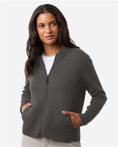 Devon & Jones-DG740W-Women's Berkeley Textured Full-Zip Jacket - Image 8