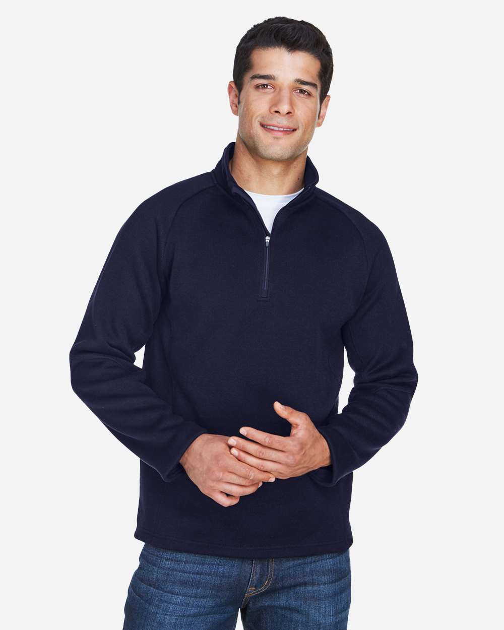 Devon & Jones-DG792-Unisex Bristol Sweater Fleece Quarter-Zip Pullover - Image 23