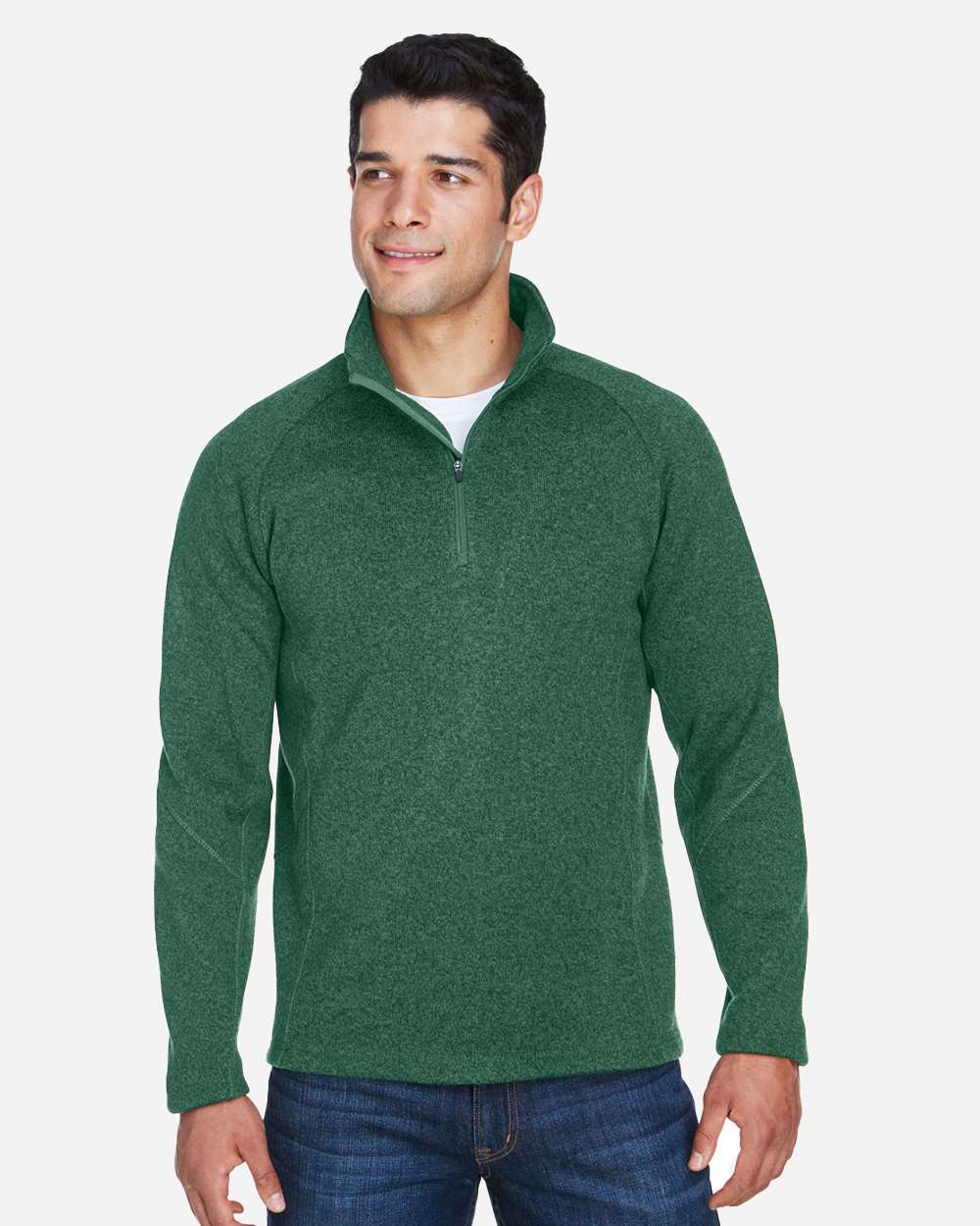 Devon & Jones-DG792-Unisex Bristol Sweater Fleece Quarter-Zip Pullover - Image 9
