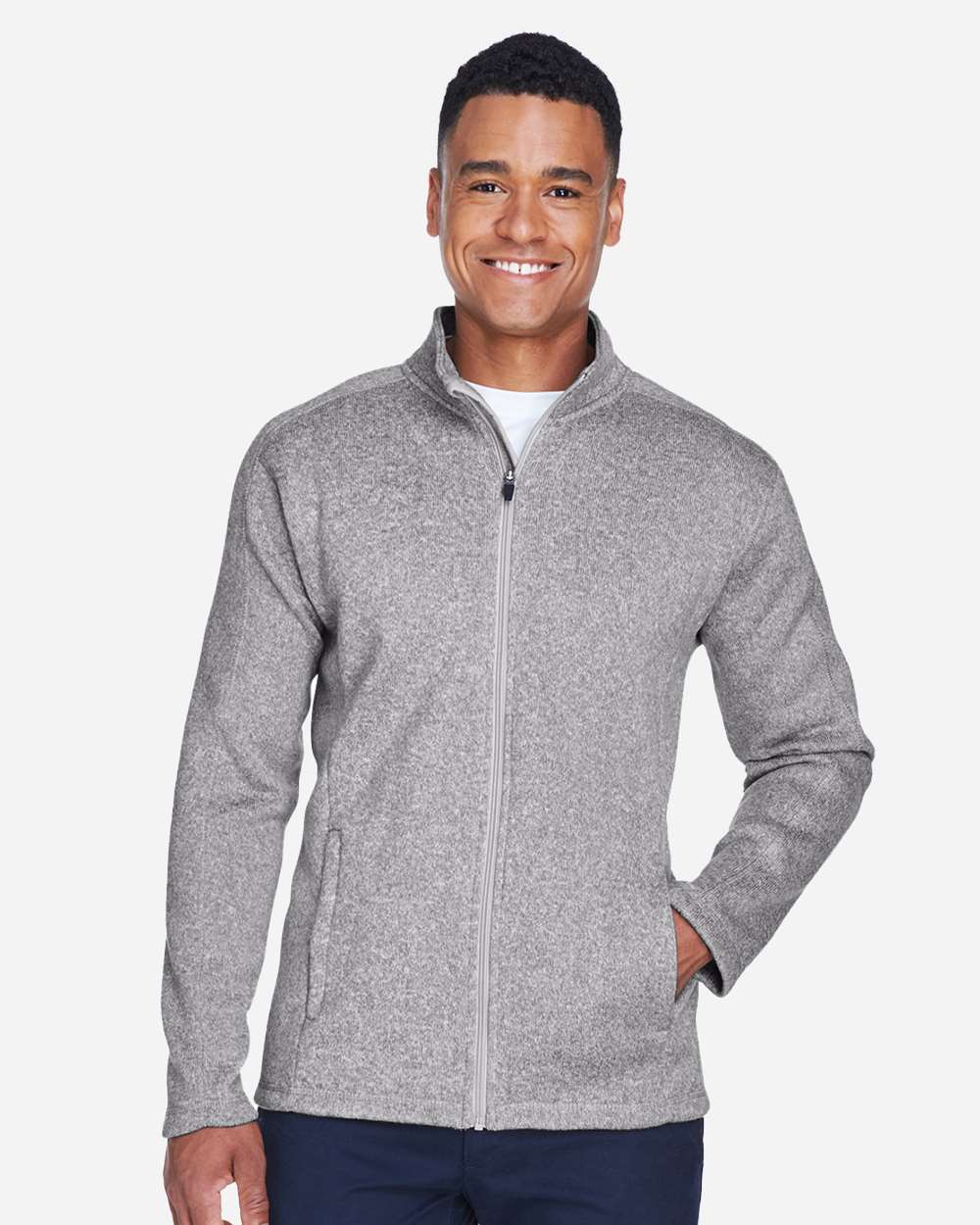 Devon & Jones-DG793-Men's Bristol Full-Zip Sweater Fleece Jacket - Image 14