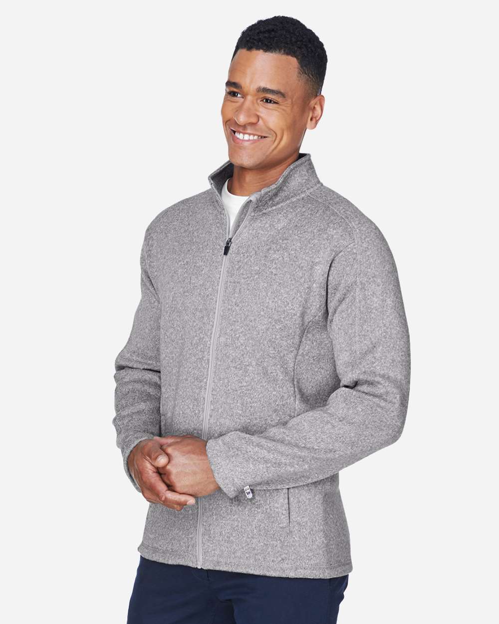 Devon & Jones-DG793-Men's Bristol Full-Zip Sweater Fleece Jacket - Image 15