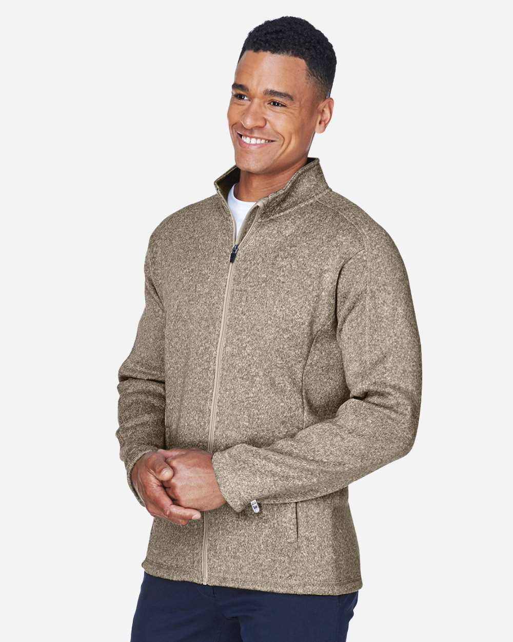 Devon & Jones-DG793-Men's Bristol Full-Zip Sweater Fleece Jacket - Image 20
