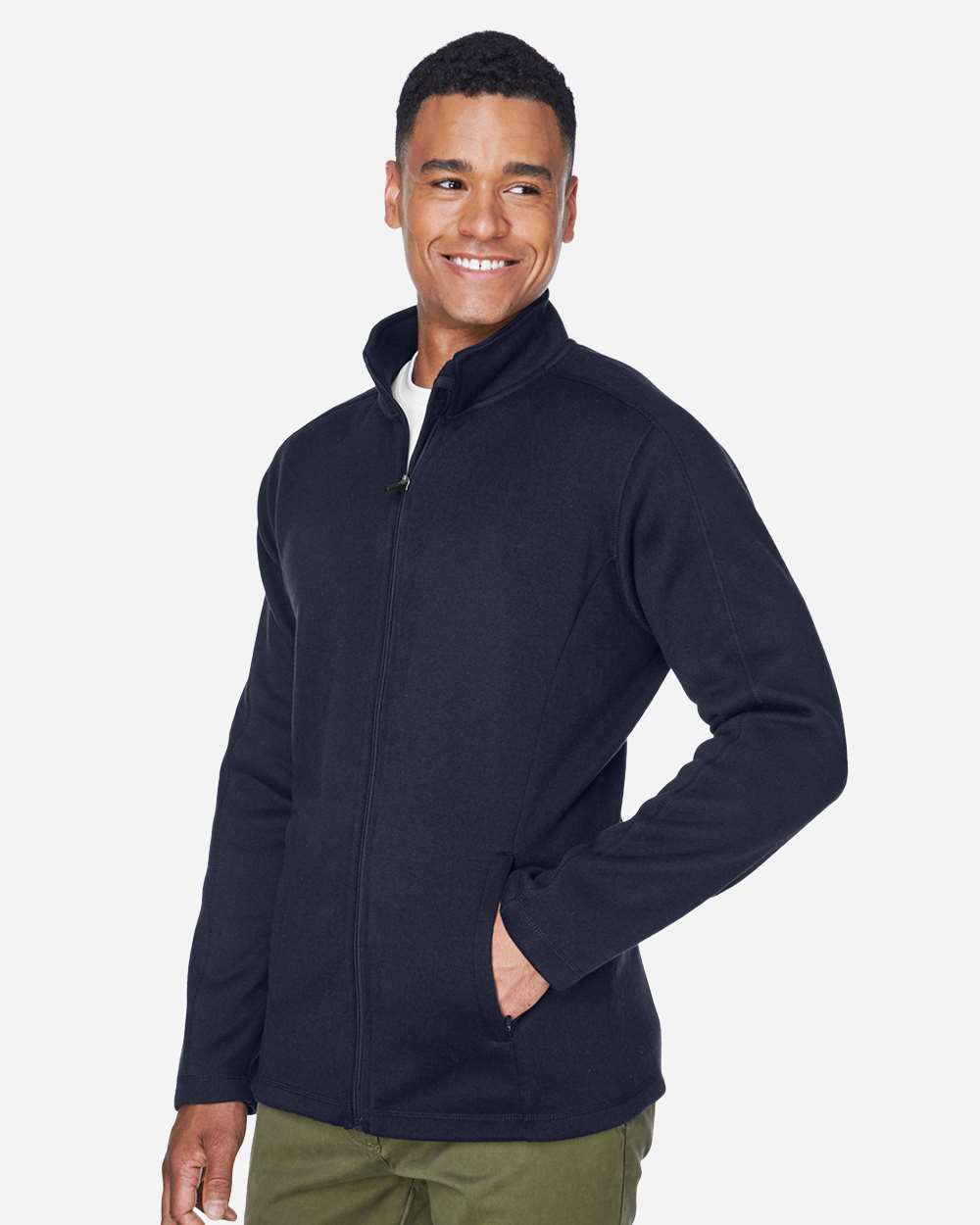 Devon & Jones-DG793-Men's Bristol Full-Zip Sweater Fleece Jacket - Image 25