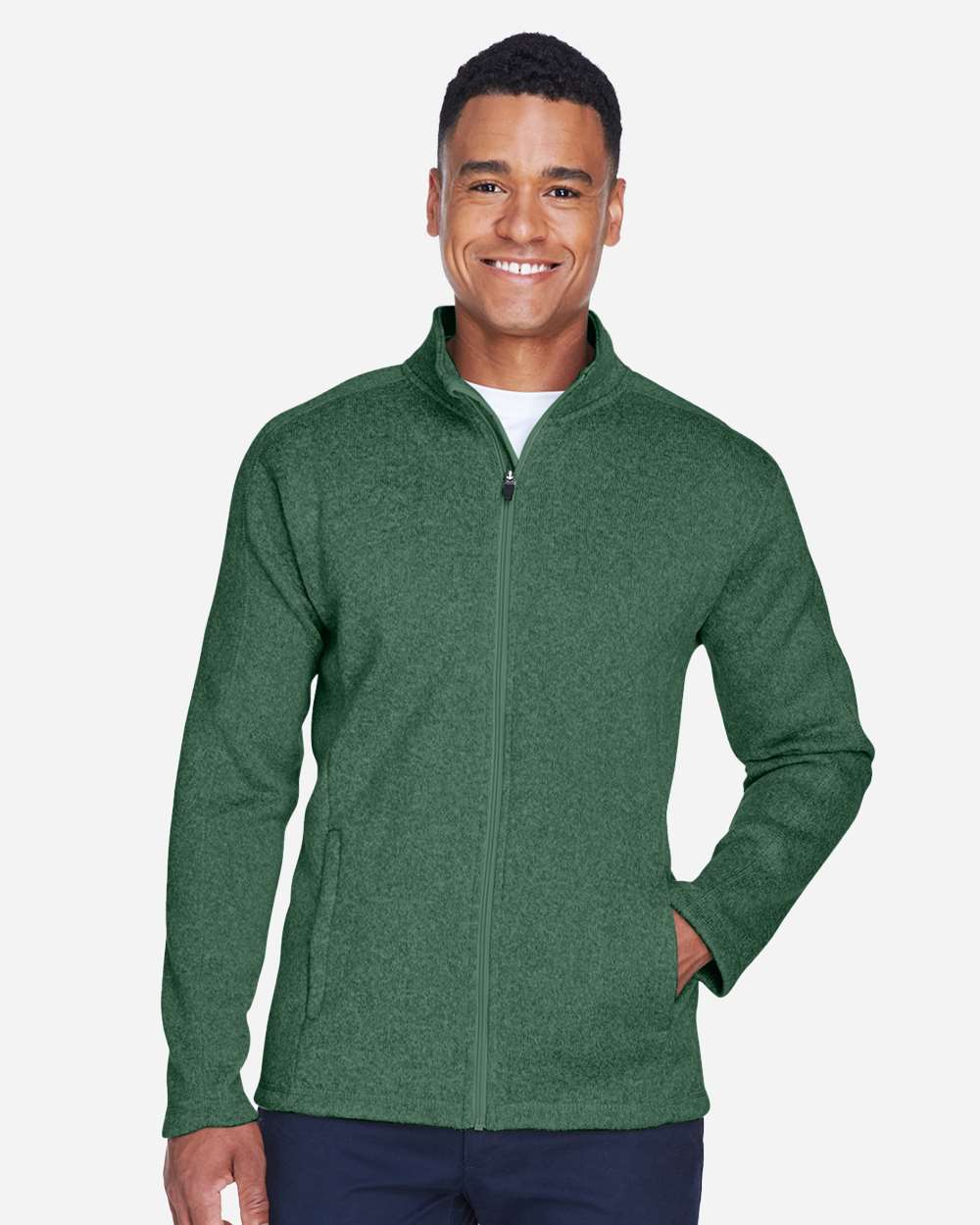 Devon & Jones-DG793-Men's Bristol Full-Zip Sweater Fleece Jacket - Image 9