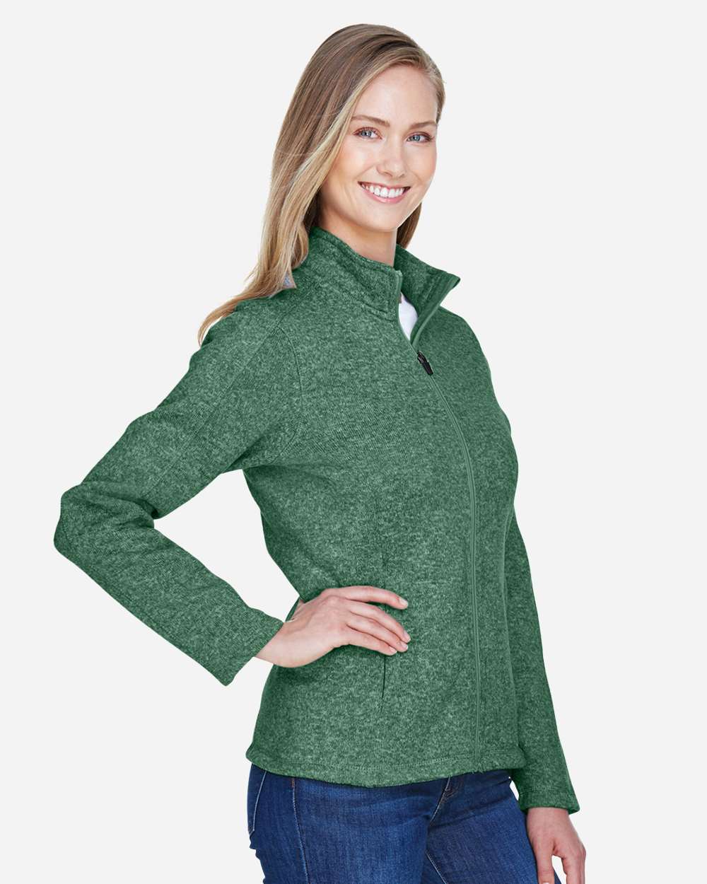 Devon & Jones-DG793W-Women's Bristol Full-Zip Sweater Fleece Jacket - Image 10