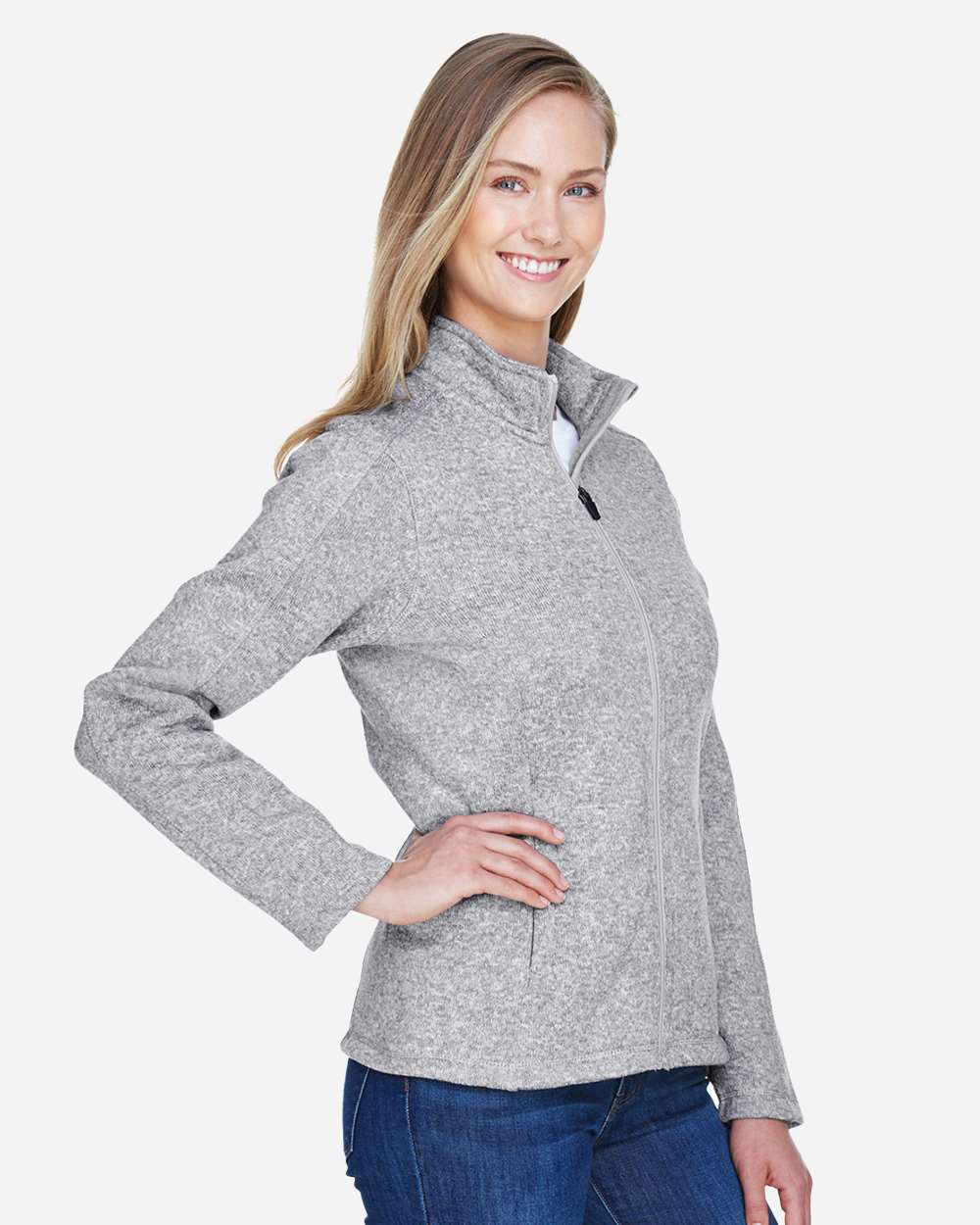 Devon & Jones-DG793W-Women's Bristol Full-Zip Sweater Fleece Jacket - Image 15