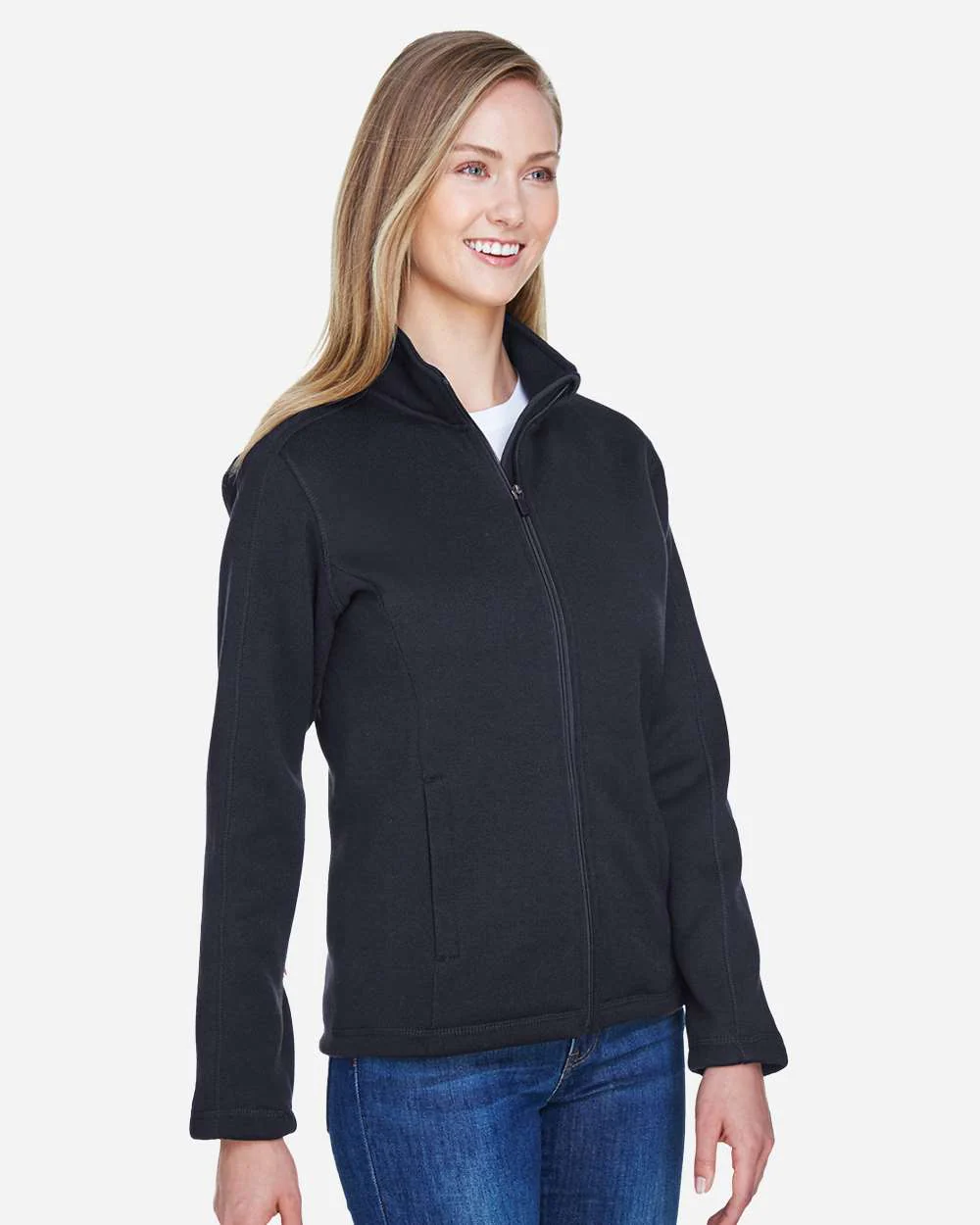 Devon & Jones-DG793W-Women's Bristol Full-Zip Sweater Fleece Jacket - Image 4