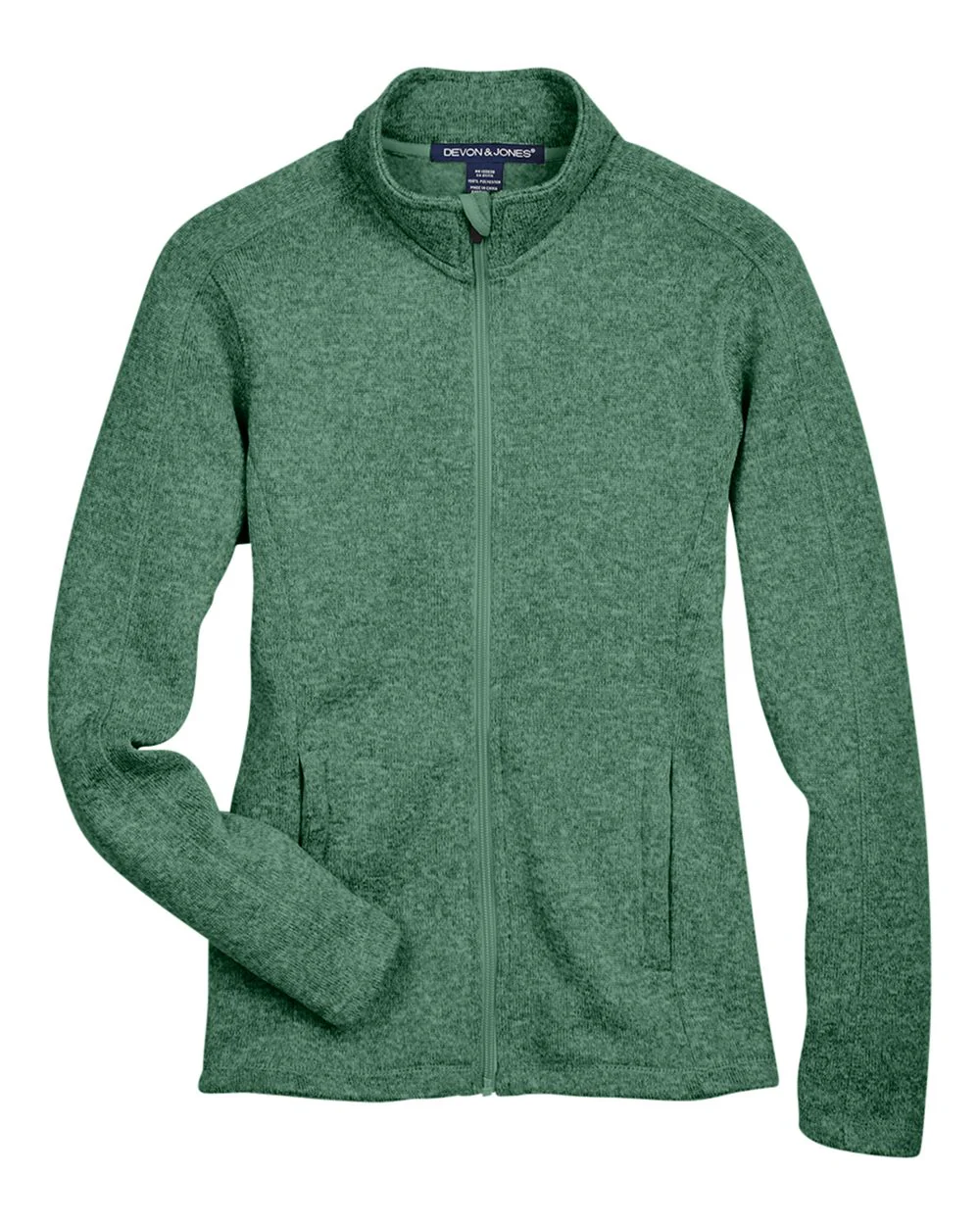Devon & Jones-DG793W-Women's Bristol Full-Zip Sweater Fleece Jacket - Image 7