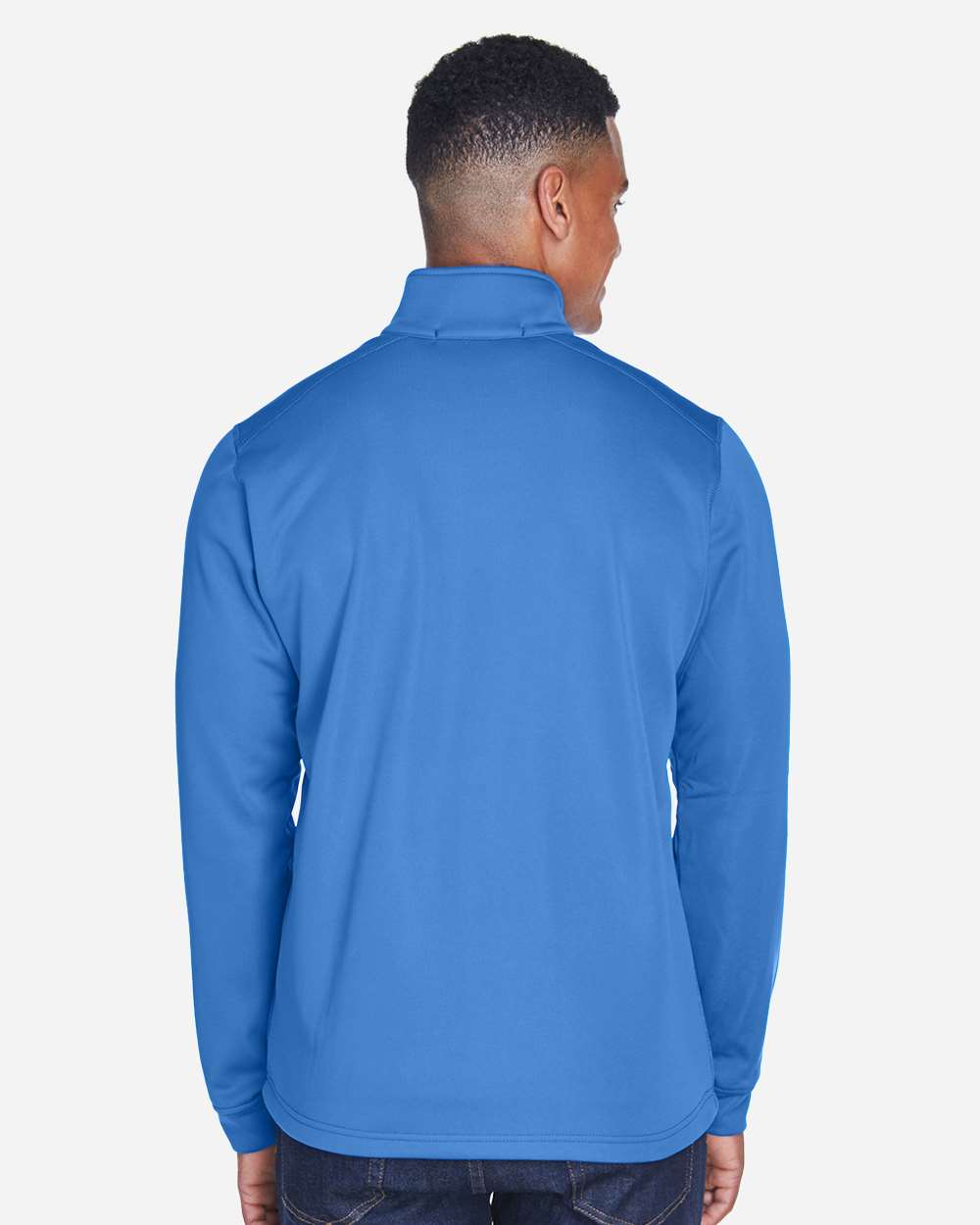 Devon & Jones-DG796-Men's Newbury Colorblock Mélange Fleece Full-Zip jacket - Image 16