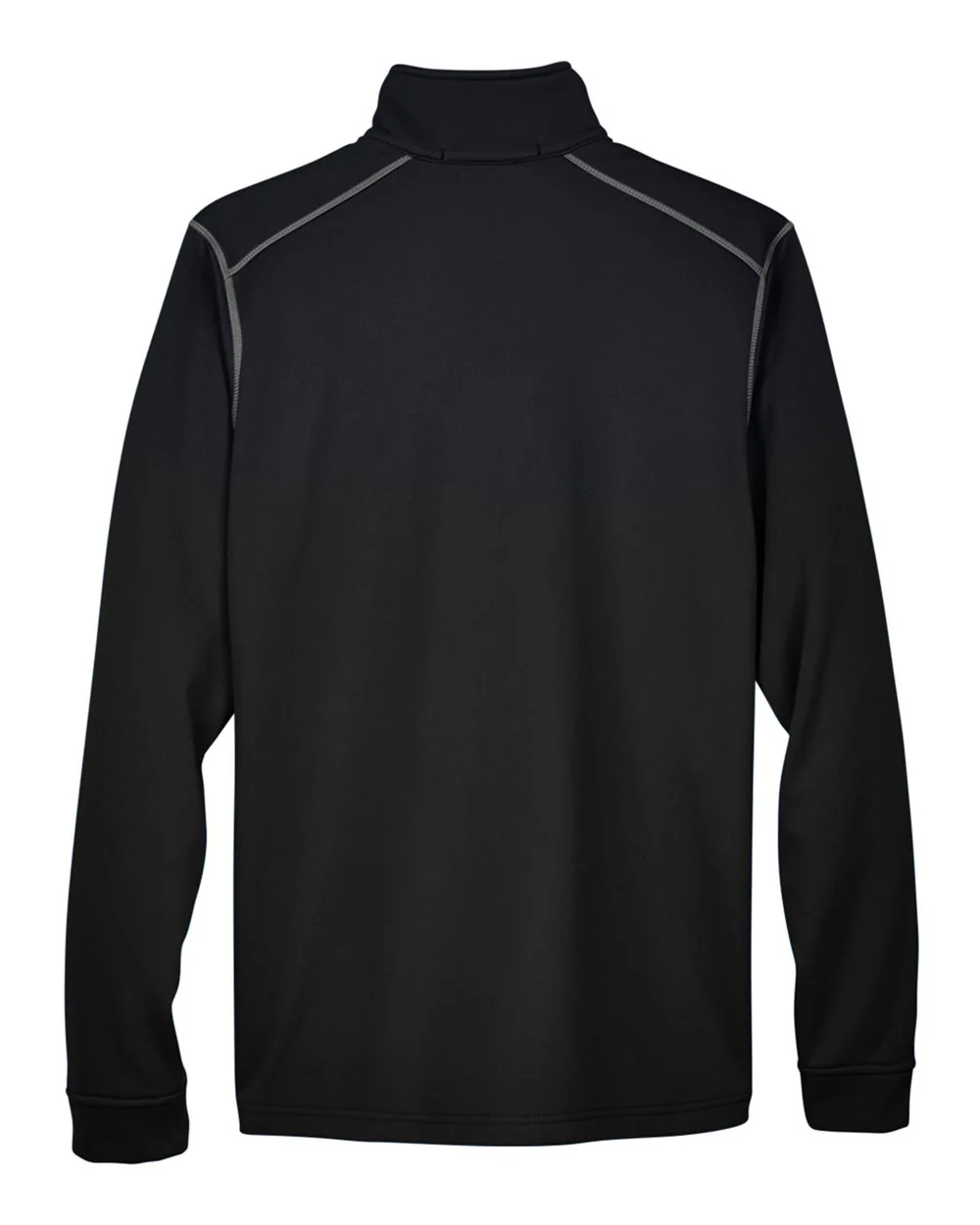 Devon & Jones-DG796-Men's Newbury Colorblock Mélange Fleece Full-Zip jacket - Image 2