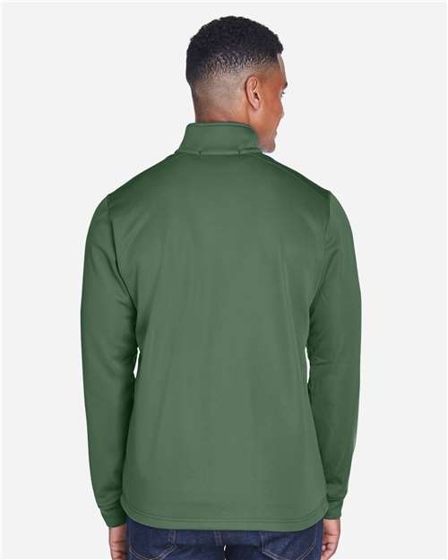 Devon & Jones-DG796-Men's Newbury Colorblock Mélange Fleece Full-Zip jacket - Image 26