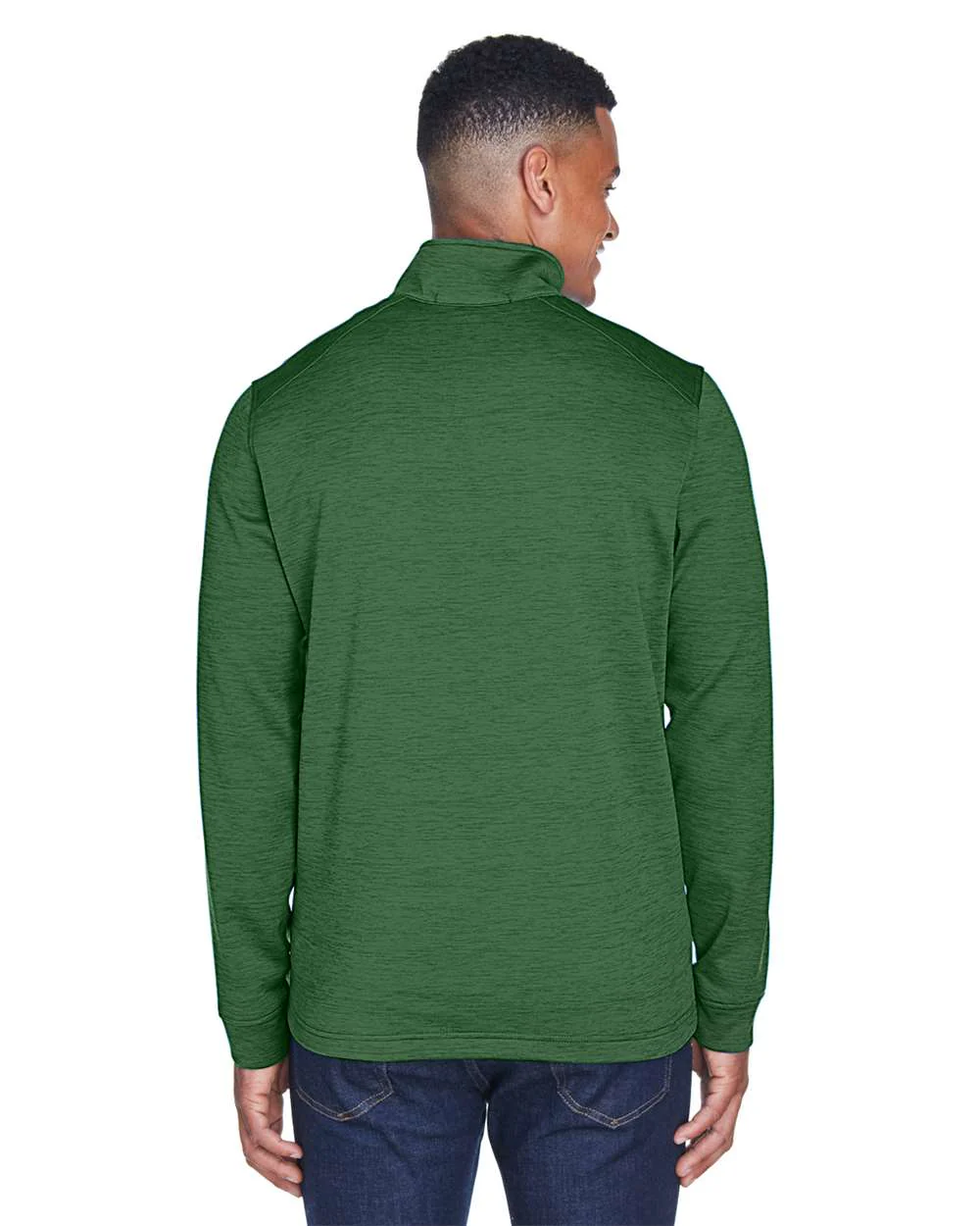 Devon & Jones-DG798-Men's Newbury Mélange Fleece Quarter-Zip Pullover - Image 16