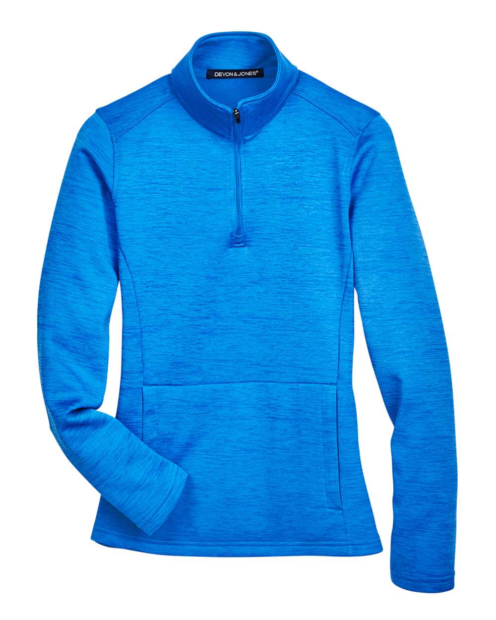 Devon & Jones-DG798W-Women's Newbury Mélange Fleece Quarter-Zip Pullover - Image 17