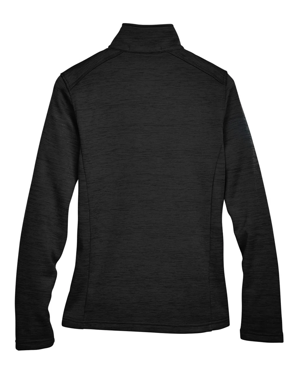 Devon & Jones-DG798W-Women's Newbury Mélange Fleece Quarter-Zip Pullover - Image 2