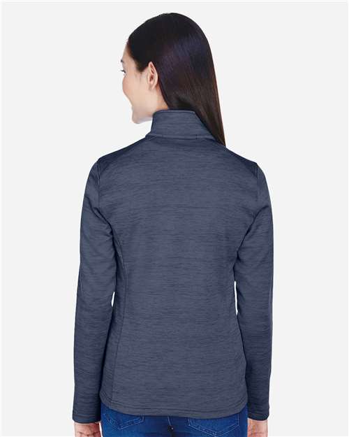 Devon & Jones-DG798W-Women's Newbury Mélange Fleece Quarter-Zip Pullover - Image 31