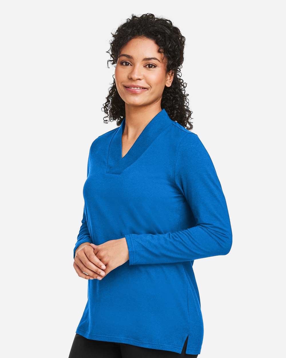 Devon & Jones-DP121W-Women's Raleigh Shawl Collar Knit Top - Image 12