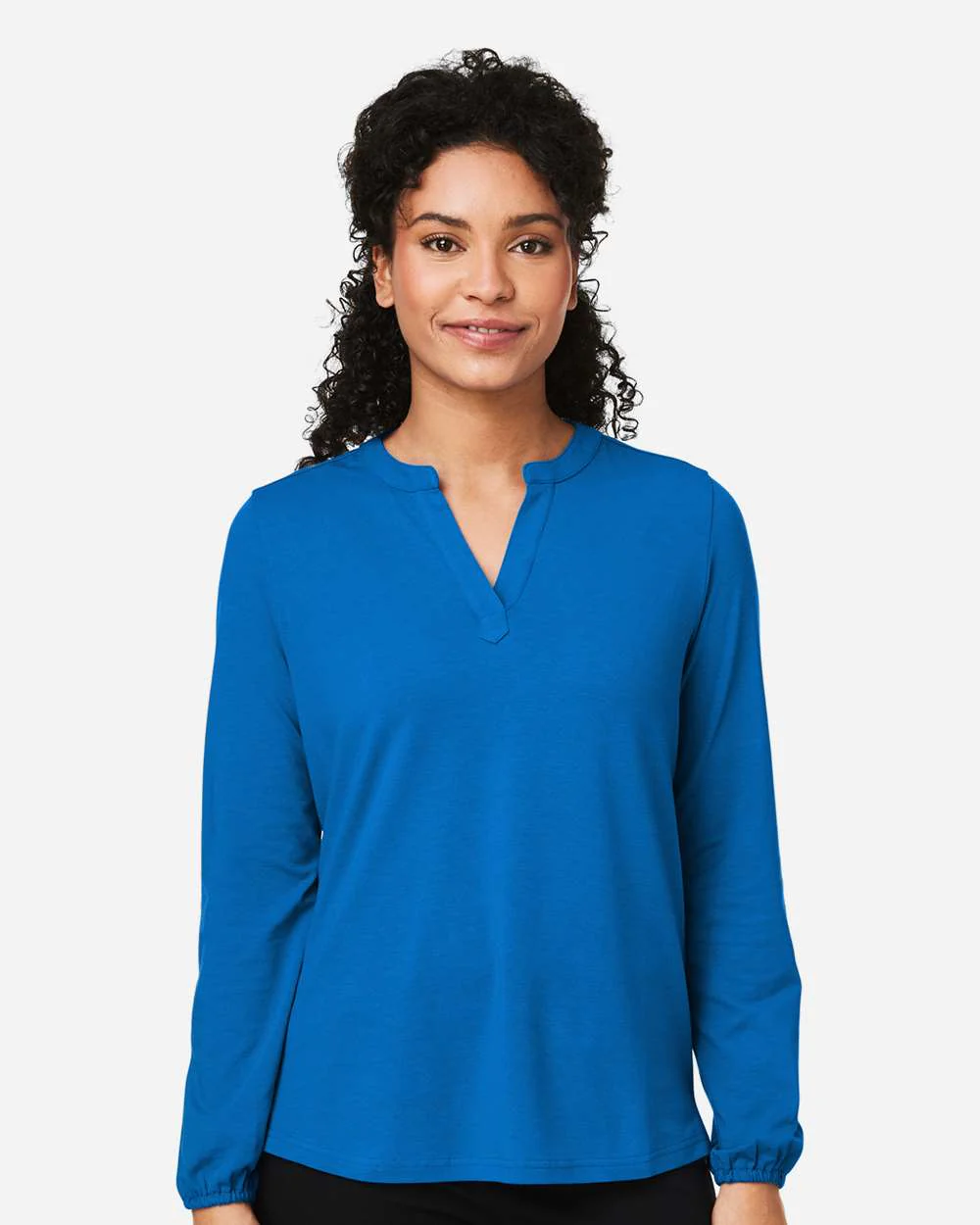 Devon & Jones-DP122W-Women's Raleigh Half-Placket Knit Top - Image 11