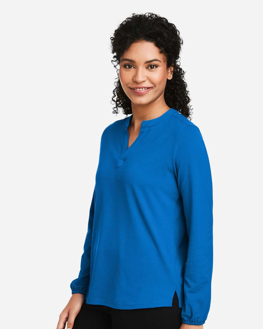 Devon & Jones-DP122W-Women's Raleigh Half-Placket Knit Top - Image 12