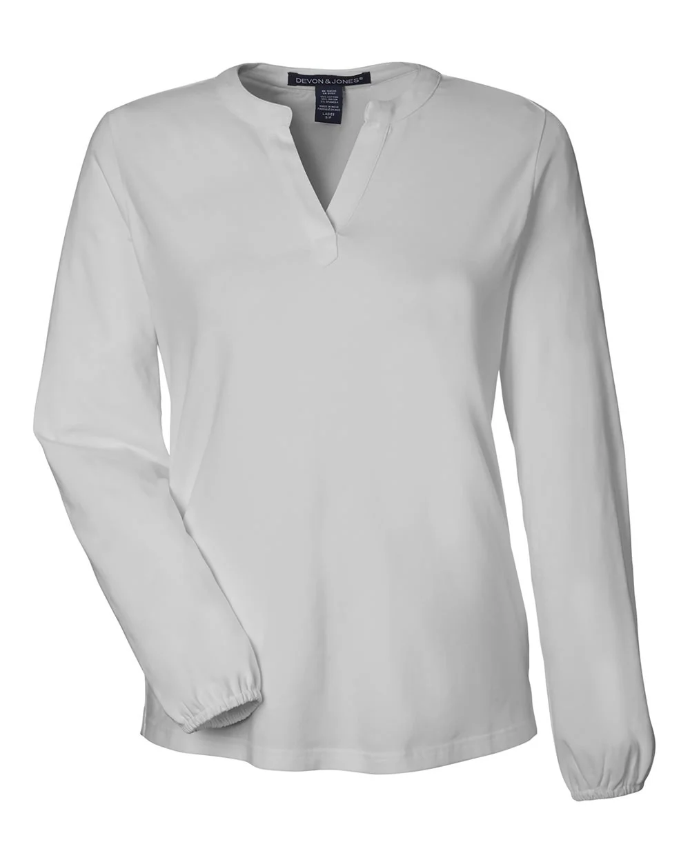 Devon & Jones-DP122W-Women's Raleigh Half-Placket Knit Top - Image 14
