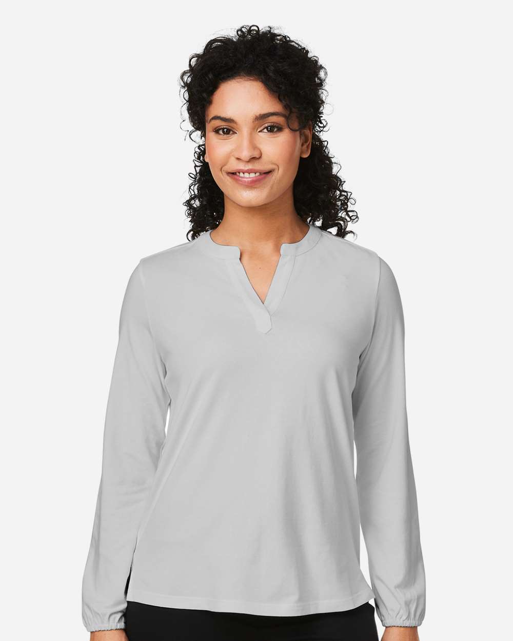 Devon & Jones-DP122W-Women's Raleigh Half-Placket Knit Top - Image 17