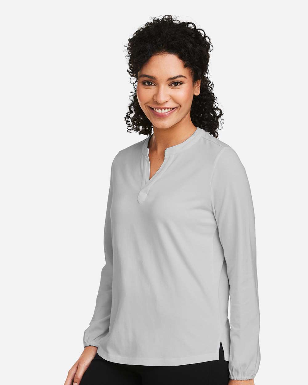 Devon & Jones-DP122W-Women's Raleigh Half-Placket Knit Top - Image 18