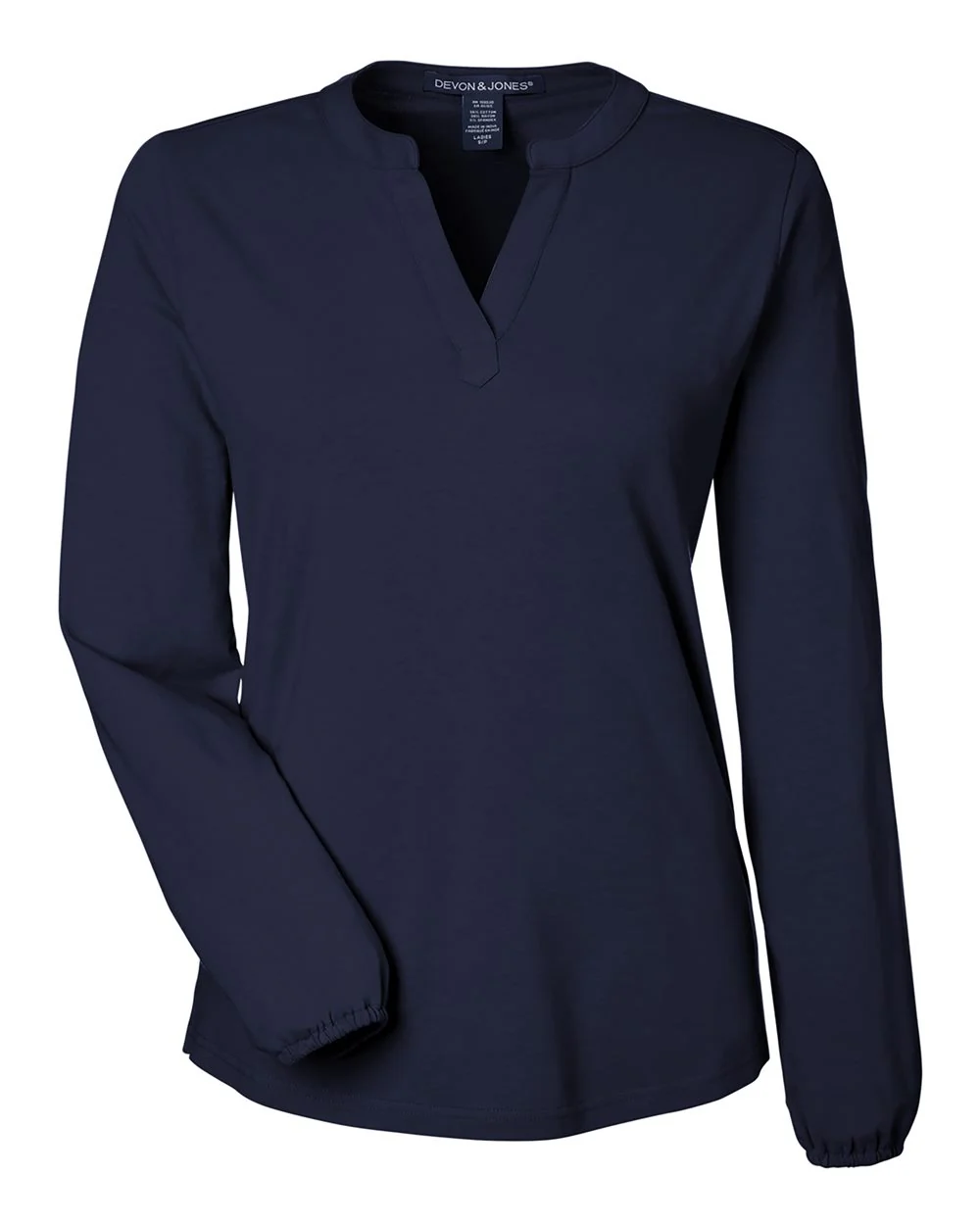 Devon & Jones-DP122W-Women's Raleigh Half-Placket Knit Top - Image 20