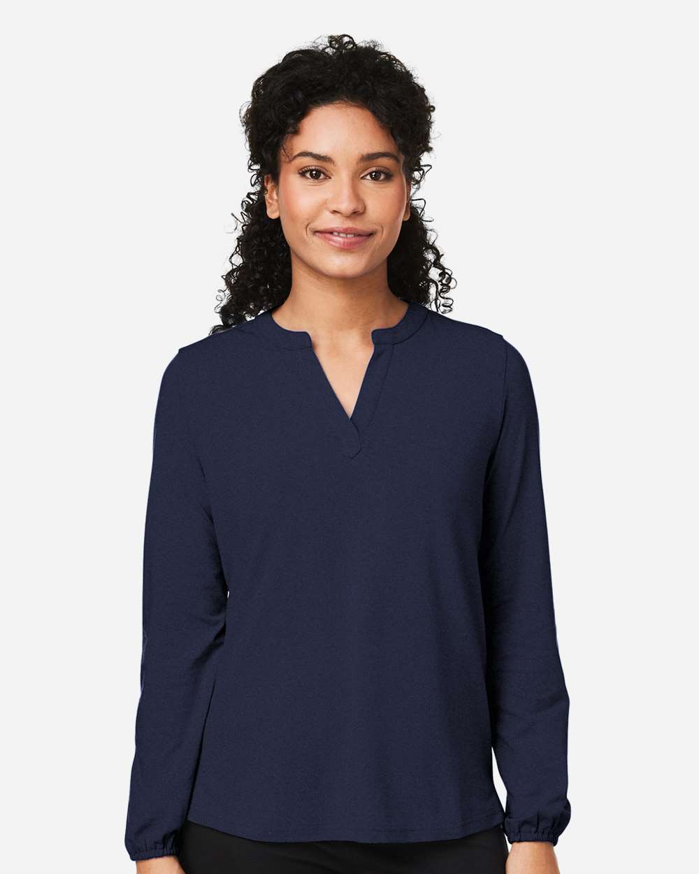 Devon & Jones-DP122W-Women's Raleigh Half-Placket Knit Top - Image 23