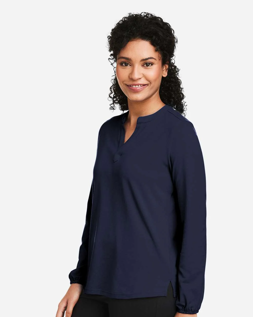 Devon & Jones-DP122W-Women's Raleigh Half-Placket Knit Top - Image 24
