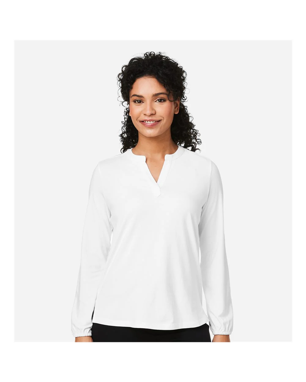 Devon & Jones-DP122W-Women's Raleigh Half-Placket Knit Top - Image 29