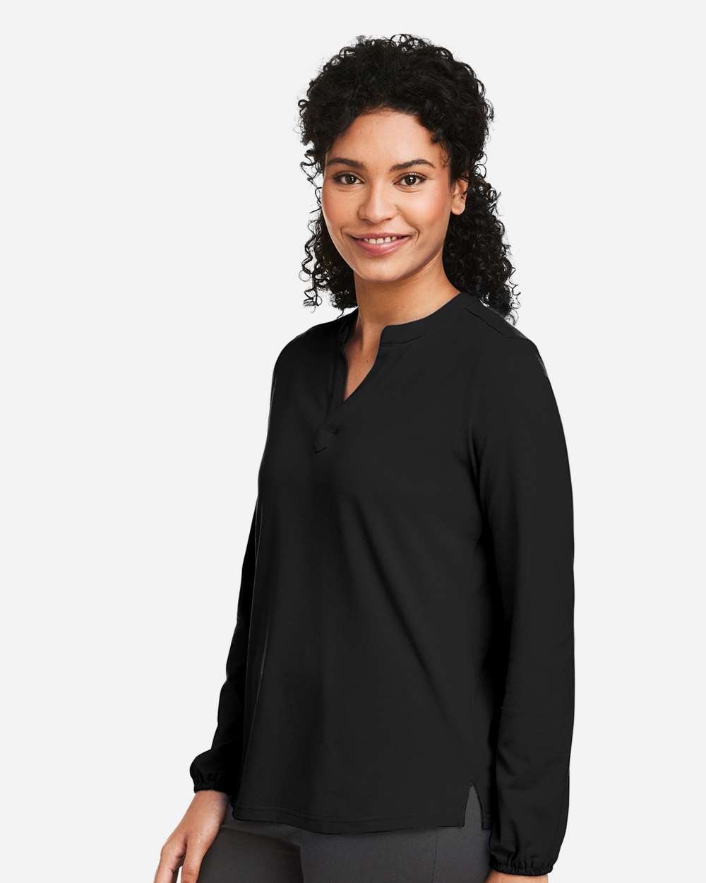 Devon & Jones-DP122W-Women's Raleigh Half-Placket Knit Top - Image 5