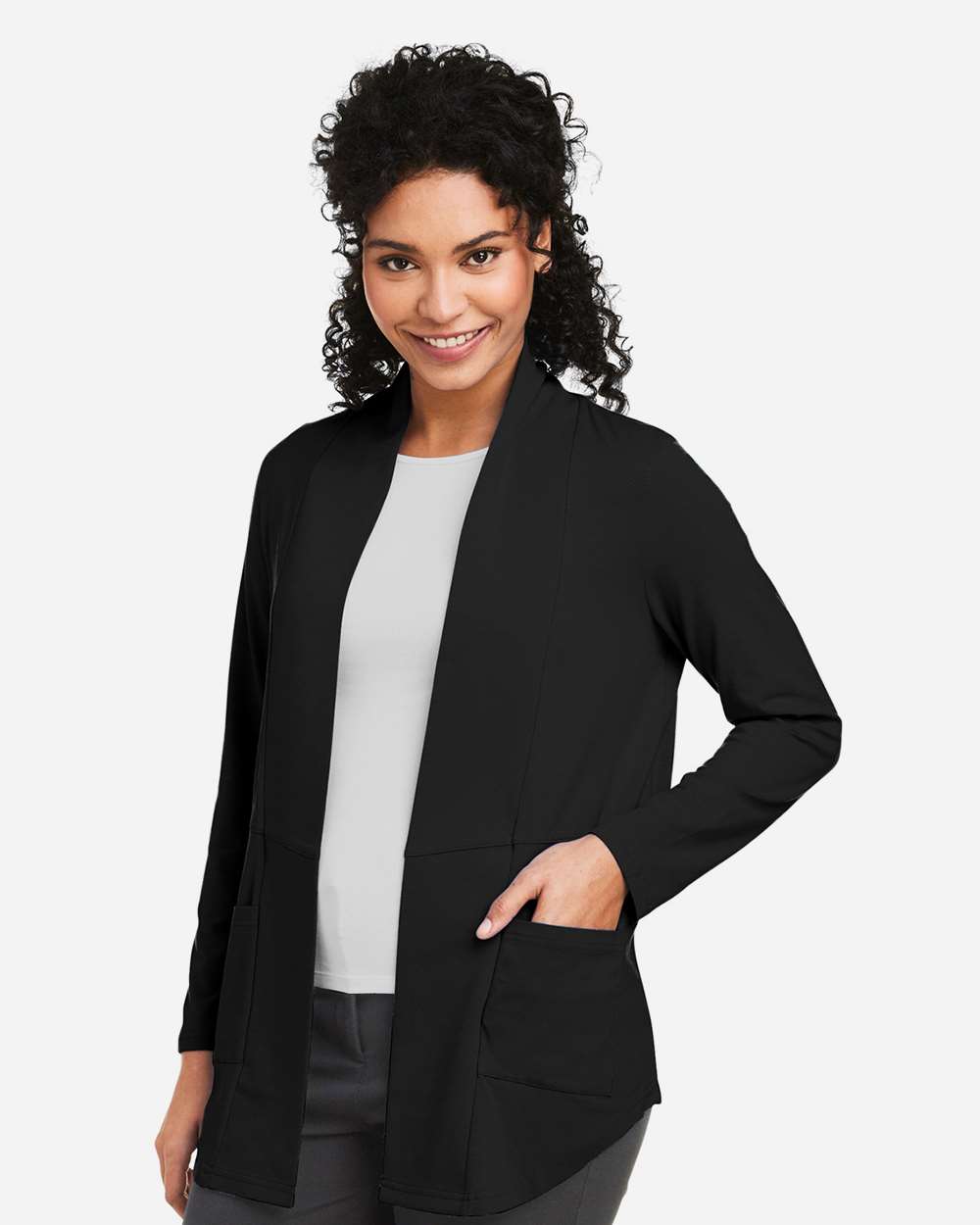 Devon & Jones-DP125W-Women's Raleigh Stretch Cardigan - Image 5
