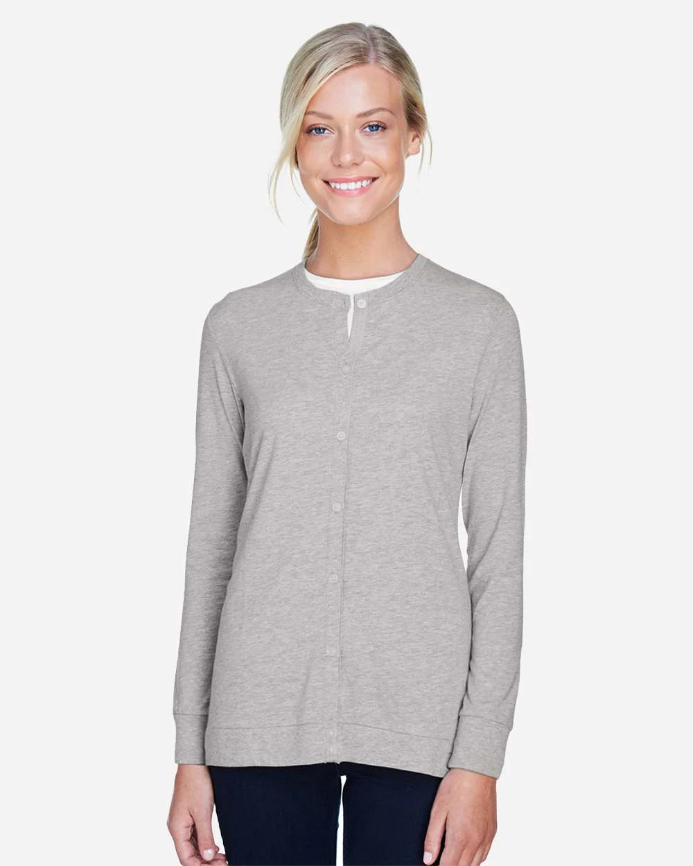 Devon & Jones-DP181W-Women's Perfect Fit™ Ribbon Cardigan - Image 14