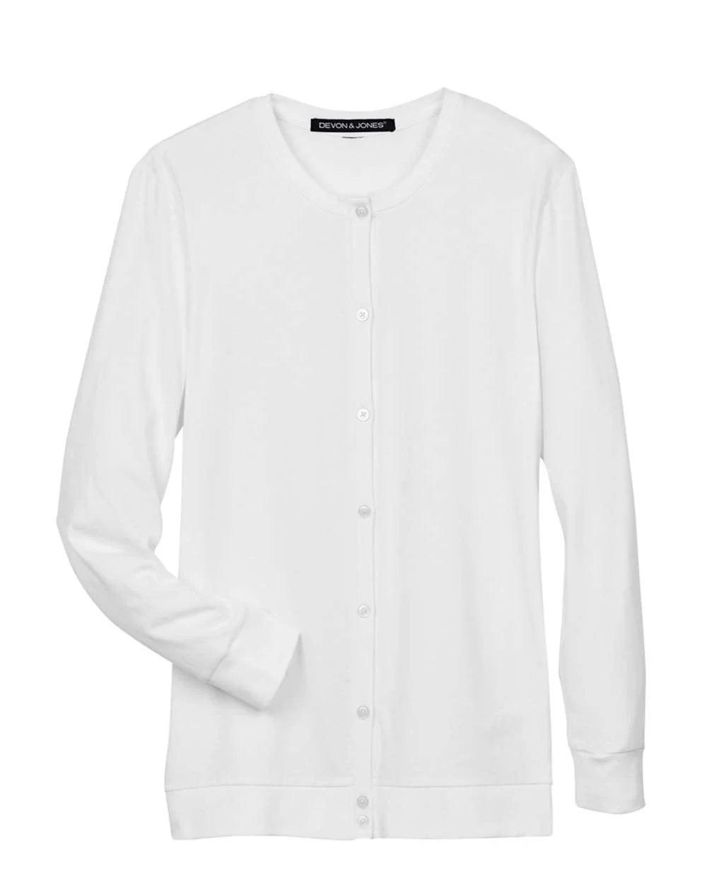 Devon & Jones-DP181W-Women's Perfect Fit™ Ribbon Cardigan - Image 22