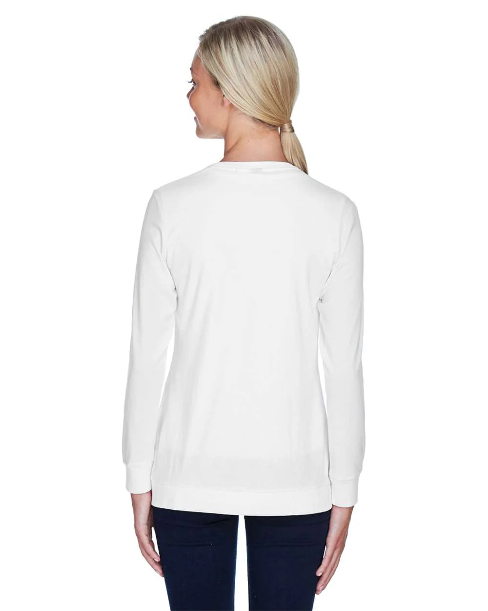 Devon & Jones-DP181W-Women's Perfect Fit™ Ribbon Cardigan - Image 26