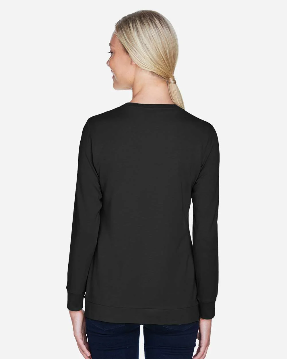 Devon & Jones-DP181W-Women's Perfect Fit™ Ribbon Cardigan - Image 5